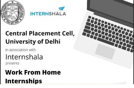 Delhi University Work from Home Internship
