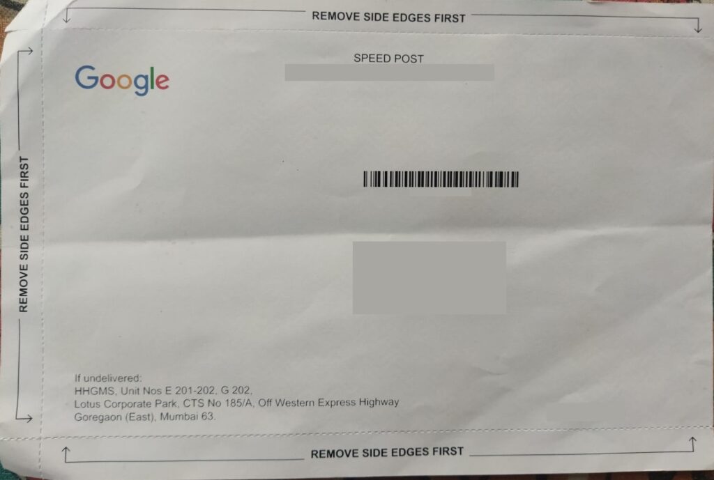 Google Adsense PIN Verification