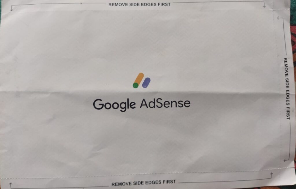 Google Adsense PIN Verification Card